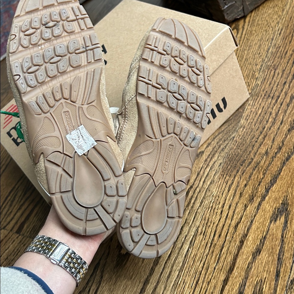 New Balance X Miu Miu 530 SL faded suede mules - Picture 5 of 16